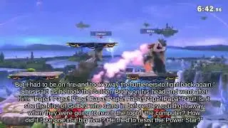 Vertical Recovery Shulk on Pok&eacute; Floats below Double Jump Woolly World || Melee