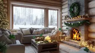 Soft Winter Snow And Fire Sounds Help Release Tension And Support Relaxation