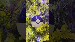 Pokeball Christbaum Kugel / Weihnachtsbaum Kugel 3D-Druck 