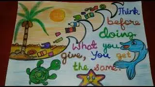 World Ocean Day  (8th June )|Poster on World Ocean Day