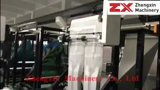 ZXL-AS400 Double Line Non Woven Vest Bag Making Machine