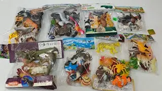 sea animals entertainment 13+ dinosaurs Tiger Giraffe Zebra Rhino Cheetah Lion 50+. Animals Demo