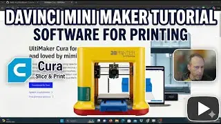 XYZ Davinci Mini Maker 3D Printer Software How-to [Tutorial]