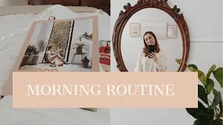 AUTUMN + WINTER MORNING ROUTINE | Being cozy and positive during Isolation 🌈