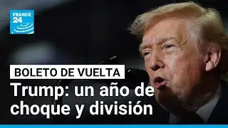 Un año de Trump en la Casa Blanca: un Estados Unidos más dividido que nunca • FRANCE 24 Español