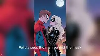spiderman and black cat as a couple