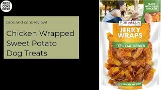 Chicken Wrapped Sweet Potato Dog Treats Pros & Cons Review