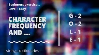 Count the number of filtered characters and character frequencies of a string | Python