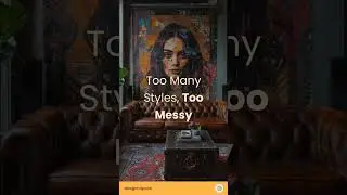 Mistake of mixing too many design elements.