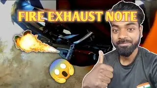 Fire exhaust note 😱😎