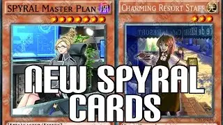 Yugioh SPYRAL Master Plan & Charming Resort Staff - New SPYRAL Cards!