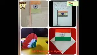 Republic Day celebrations by Kindergarten students.