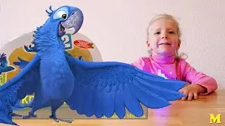 Игрушки попугаи из мультика Рио 2. Toy parrots from the movie Rio 2