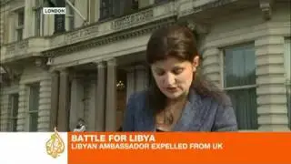 UK expels Libyan envoy