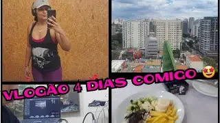 VLOG 4 dias comigo | FIZ PROCEDIMENTO NO JOELHO | ORGANIZAÇÃO DA CASA | TREINEI | FOMOS CHURRASCARIA