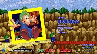 LEMINGS - SNES | Tentando nível diversão | Game nunca platinado - #retrogaming #playstation #lemings