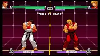 Neo Geo x Capcom (NGxC) : Battle For Destiny - Ryu and Ken???