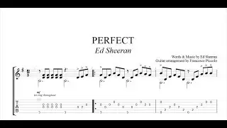 Fingerstyle Guitar TAB - Ed Sheeran - Perfect (From Hits Collection Nr.13)