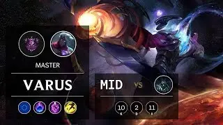 Varus Mid vs Karthus - EUW Master Patch 9.21