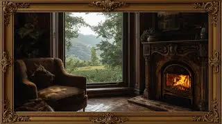 Huzurlu Bahar Manzarası | Peaceful Vintage Landscape TV Art