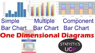 Linear or one dimensional Diagrams |Simple, Multiple and Component Bar Chart | Bsc Part I Lec 12.