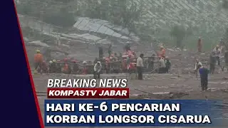 BREAKING NEWS: Hari Ke-6, Tim SAR Cari 27 Korban Longsor Cisarua Bandung Barat