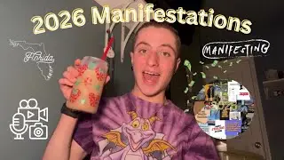 My 2026 Manifestations & Vision Board ✨ Sharing My Dreams