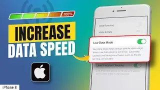 how to increase cellular data speed on iPhone 8 plus | Improve cellular data Speed on iPhone