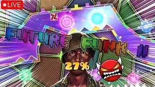 FUTURE FUNK II DAY 4 | 51% #shorts #live #gaming #geometrydash #gd #jynxzi (Portrait)