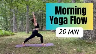 20-Minute Funky Morning Stretch Flow | Full Body Yoga in the Forest