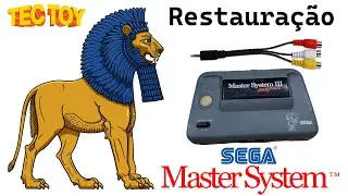 Sega Master System 3 restaurado com saída de áudio e vídeo - Demonstração e Testes(021-2025)