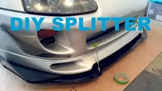 DIY FRONT SPLITTER !