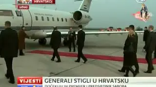 3  Ante Gotovina i Mladen Markač    Dolazak Hrvatskih Generala iz Haaga