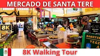 GUADALAJARA Mercado de Santa Tere 2026 8K Walking Tour | Jalisco 🇲🇽