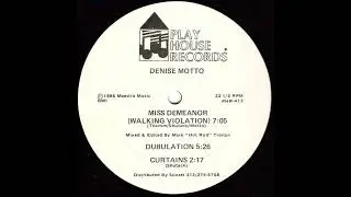 Denise Motto &ndash; A1 Miss Demeanor (Walking Violation)