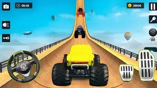 🔥 EXTREME MEGA RAMP JUMPS! Monster Truck MEGA RAMP Racing Challenge �💨