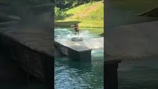 Kickflip lipslide on a wakeskate #wakeskate #wakeskating #skate