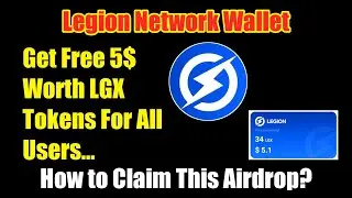 Get 5$ worth airdrop| legion wallet airdrop| Mr.VS Crypto