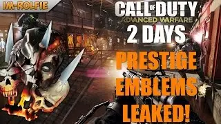 CoD Advanced Warfare - ALL PRESTIGE EMBLEMS LEAKED! - 16 PRESTIGES?!? - #THECOUNTDOWN