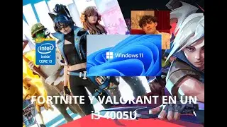 Que TAL RINDE el i3 de CUARTA GENERACIÓN con el SISTEMA OPERATIVO DE TOMEX EN FORTNITE Y VALORANT