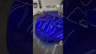 Candy Blue Autoflex on this Corvette