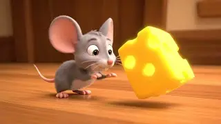 Little Mouse Chased the Dancing Cheese | Nursery Rhymes for Kids & Baby Song
