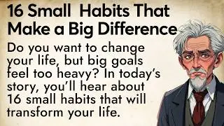 These 16 Habits will Change Your Life 🔥 | Improve Your English Fluency | English Listening Practice