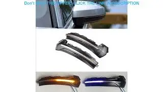 Slide Dynamic Turn Signal Light Car Rear View Mirror LED Indicator Sequential Blinker For Audi A3 8