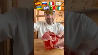 Tomato 🍅 Mukbang with toppings from differentcountries #mukbang #tomato #asmr #flag