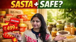 Online vs Shop Grocery | Rate Compare Karo, Organic Choose Karo 😲 #smartshopping #organicproducts