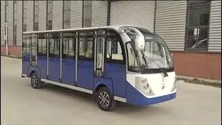 Electric Shuttle Bus Showcase: Customizable Features & Design | Low MOQ
