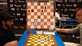 Gukesh vs Magnus their first chess match 