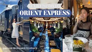 30h on the Venice Simplon Orient Express Paris to Venice💙 1人66万🧳世界最高峰の寝台列車、オリエント急行でパリからベネチア