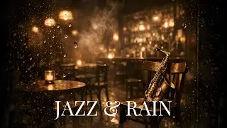 Late Night Jazz Bar Ambience ☔ Cozy Smooth Jazz for Studying, Relaxing & Night Work (1.5 Hours)